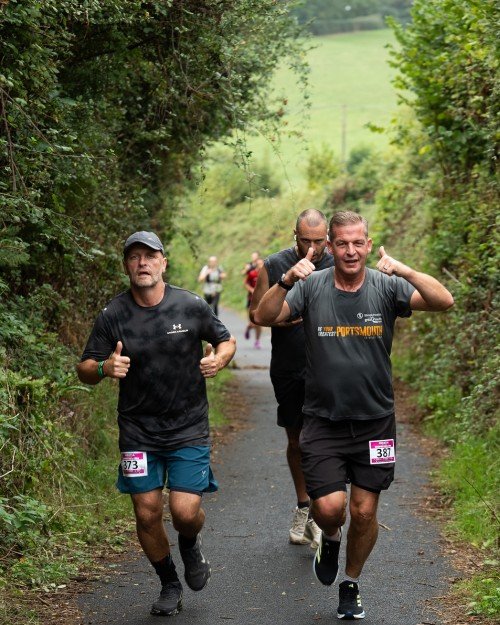 Runners at the Bridport Half Marathon and 10K in Dorset