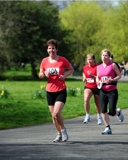 Runners at the Dorchester Half Marathon and 10K in Dorset