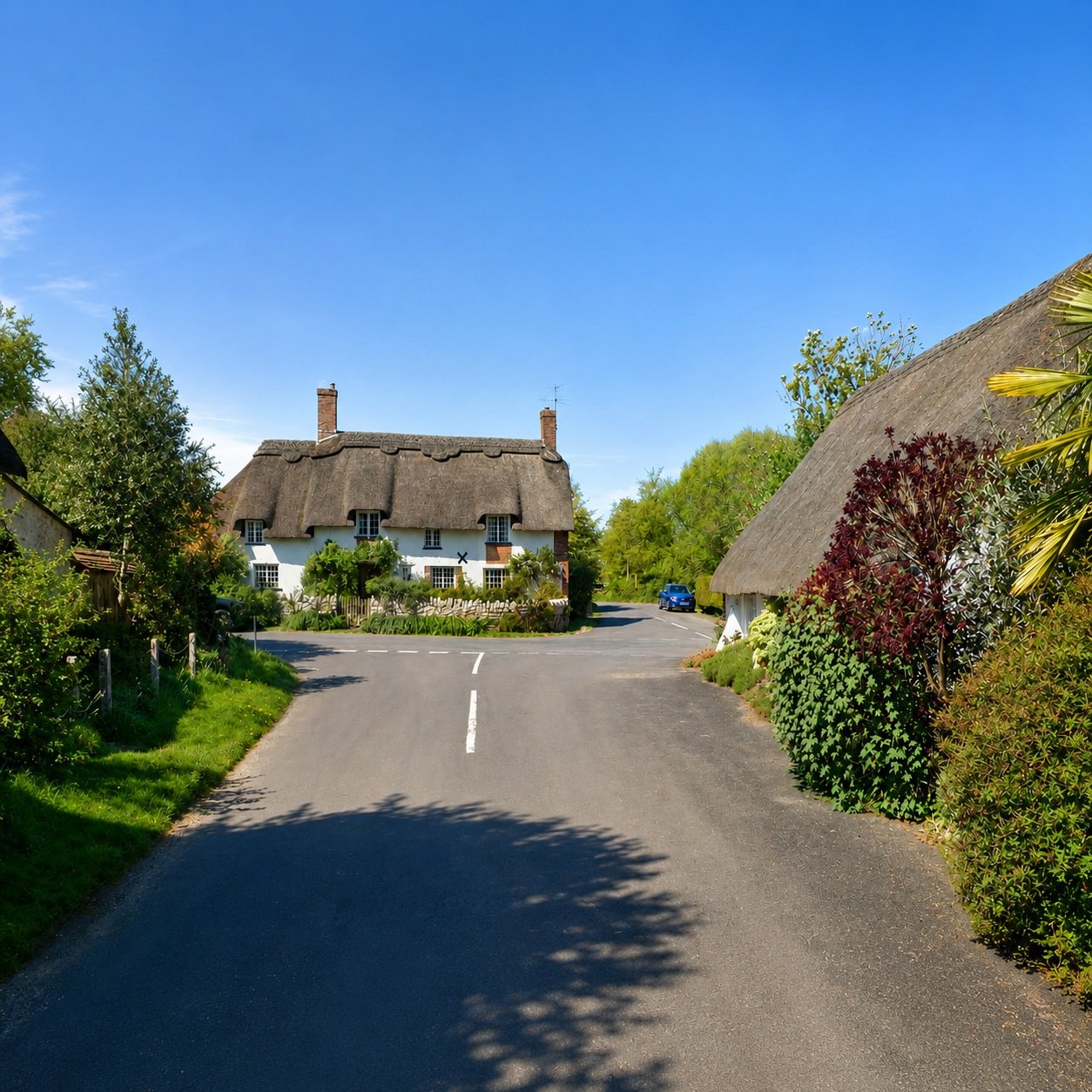 Running in Tolpuddle, Dorset
